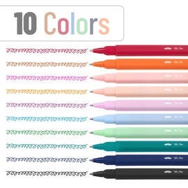 Mr. Pen- Aesthetic Pens, 10 Pack, Assorted Colors, Fast Dry, No Smear Bible Pens No Bleed Through, Fine Point Pen, Ballpoint Pens Ballpoint, Fine Tip Pens for Note Taking, Pens Aesthetic