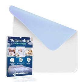 Bestzing Washable Incontinence Pad (Blue, 160 x 90 Pack 1)