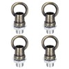 PATIKIL 18Lb Load Lamp Female Loop Holder, 4 Set Lifting