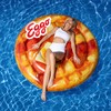 Giant Eggo Waffle 5 Feet Large Round Inflatable Pool Float,