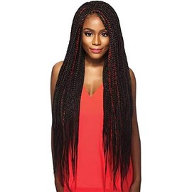 Outre Synthetic Pre Stretched ULTRA BRAID - XPRESSION 3X 42" (Color:2T1B/PUR, Pack of 4)