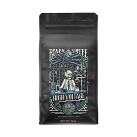 Bones Coffee Company High Voltage Coffee - Highly Caffeinated (Ground Coffee)