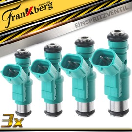 Frankberg 4x Injector Injector for Berlingo C2 C3 I II Nemo 1007 206 207 SW Bipper Partner Combispace 1.1L 1.4L Petrol 1998-2020 1984G0