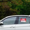Generic For Sale Sign Stickers 2 Pack | Red, Rectangular,