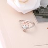 Senpotly 925 Sterling Silver Highland Cow Ring for Women Dainty