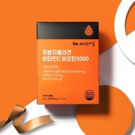 Vitamin Village 비타민마을 비오틴5000 저분자 피쉬 콜라겐 펩타이드 비타민C 5박스 총150포 5개월분 Vitamin Village Biotin 5000 Low Molecular Fish Collagen Peptide Vitamin C 5 Boxes Total 150 Packs 5 Month Supply