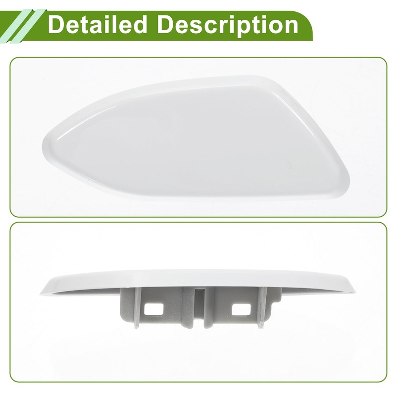 HOPESPANNER Front Right Side Bumper Headlight Washer Nozzle Cover Cap