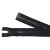 Plastic Zip Separable for Jackets 95 cm Black