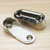8 PCs Wardrobe Rod Bracket,Oval Closet Rod End Supports 2