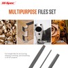 Hi-Spec File Set of 3 - Flat, Round, and Semi