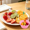 HOWHYUE 150 Pcs Silicone Lunch Box Dividers Bento Box Accessories