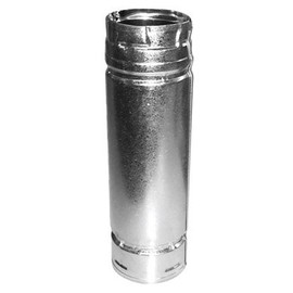 Simpson Duravent Stove Vent Pipe Insulated 4" Dia. X 36" Vertical Stainless Steel