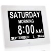Jall L New 2024 Digital Calendar Alarm Day Clock -