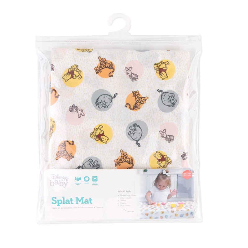 Bumkins Splat Mat, Waterproof, Washable for Floor or Table, Under