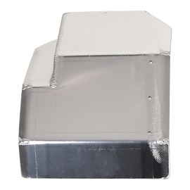 ECOTRIC ATV Swing Arm Skid Plate Compatible with 1987-2006 Yamaha Banshee YFZ 350 Polished Aluminum