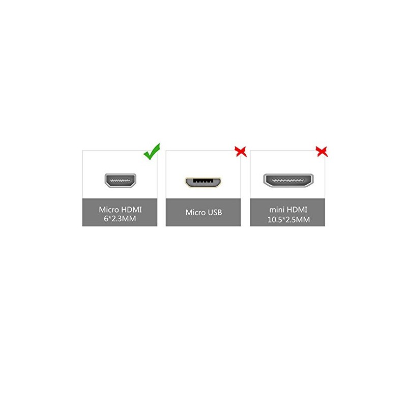 axGear - Cable micro HDMI a HDMI para HDTV 6FT