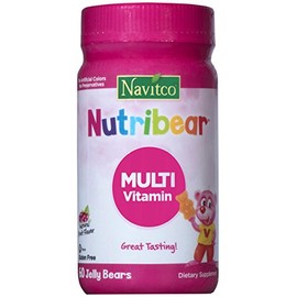 Navitco. Kosher NutriBear Multi Vitamin Great Tasting Jellies - 60 Bears