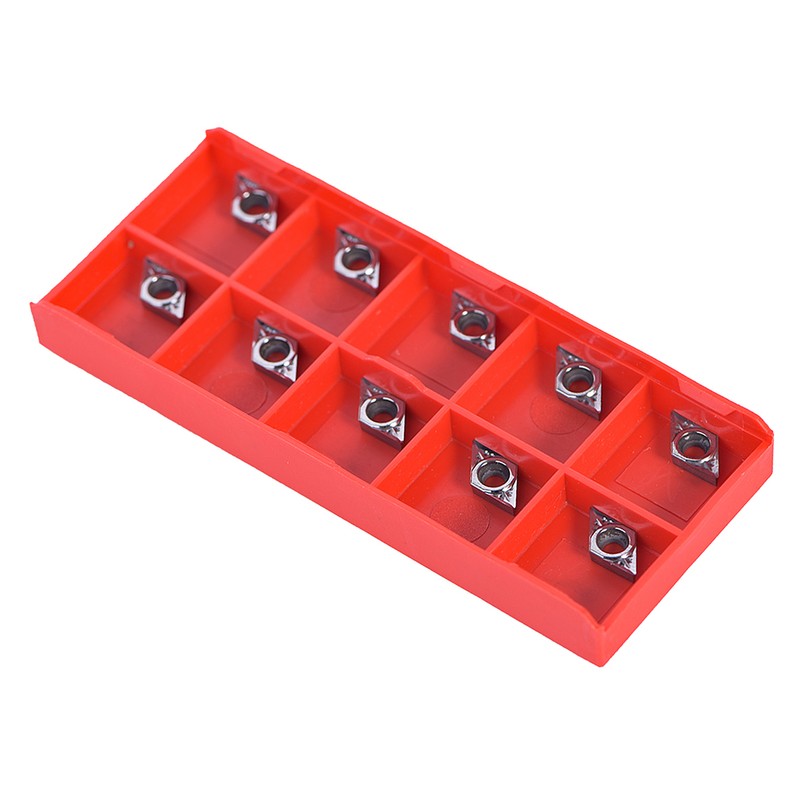 10Pcs/set CNC Carbide Tip Inserts Blade Cutter Lathe Turning Tool