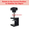 4pcs Heavy Duty C-Clamp, Wood Clamps, Metal Right Angle Clamps