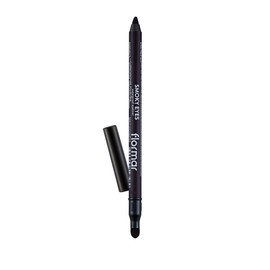 Flormar Smoky Eyes Waterproof Eyeliner 005 Deep Purple - Waterproof & Highly Pigmented Eyeliner with Sponge Applicator