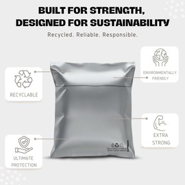 RAGO RAGO® Versandtaschen Plastik Warensendung M-10 Stück L-10 Stück XL-10 Stück I Versandbeutel Selbstklebend und Blickdicht I Plastiktüten Verschließbar I Ideal für Vinted