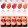 Tinte de labios, despegable de doble extremo, tinte labial impermeable