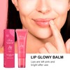 Vawolecy Lip Glowy Balm, Lip Balm for Dry, Cracked Lips,