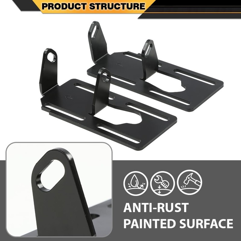 CNNELL Adjustable Conversion Engine Mounts Compatible with All Chevy LS