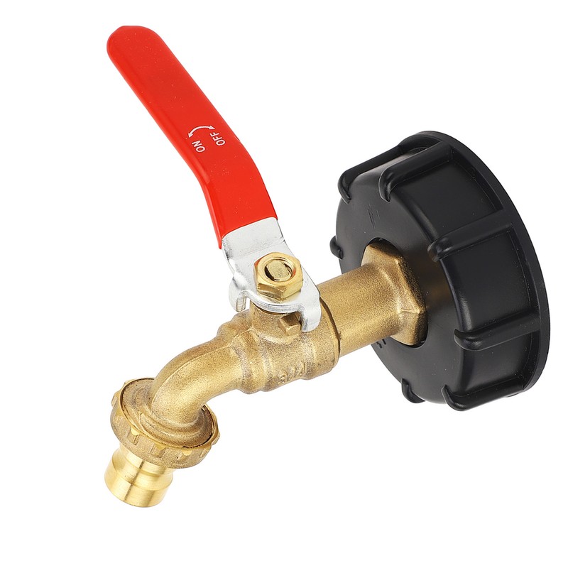 IBC Tote Adapter 3/4in Brass Tote Fitting Coarse Thread 275‑330