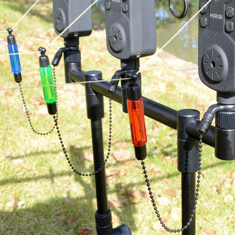 Sarini 4 Pcs Light Fishing Bobbins Bite Alarm Bobbins Indicators