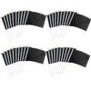 Pack of 50 Hand-Held Mini Flags Black 14 x 21