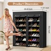 VOFirst Shoe Rack Storage Organizer, Shoe Storage Cabinet with Non-Woven