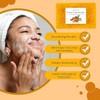 2PCS Jabón Turmeric Soap, Jabón De Ácido Kójico De Cúrcuma