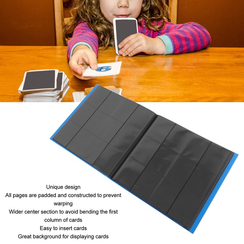 12 Pocket Games Card Binder Holds 480 Cards Scratchproof Waterproof