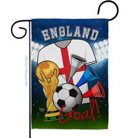Ornament Collection World Cup England Soccer Garden Flag Sports Game Goal Ball Football Entertainment Activity Physical House Banner Small Yard Gift Double-Sided, Home Decoration Made in USA