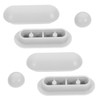 DOITOOL 1set Toilet Lid Bumpers Toilet Seat Cover Spacers for