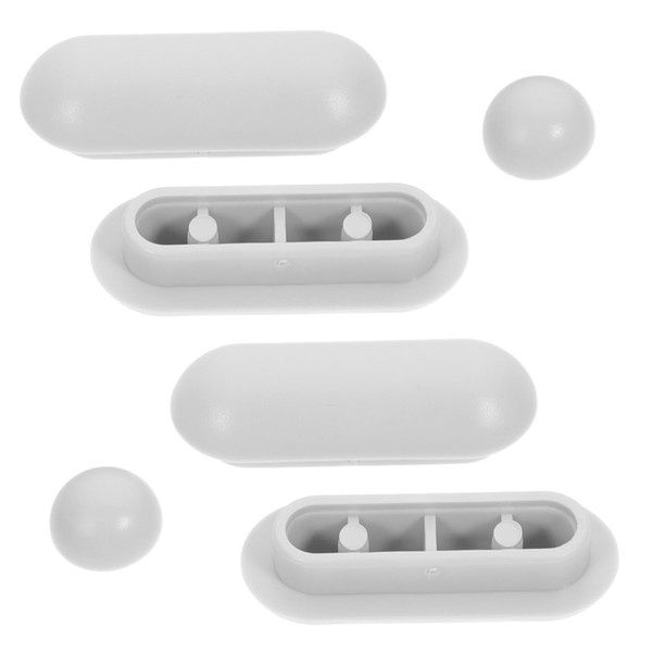 DOITOOL 1set Toilet Lid Bumpers Toilet Seat Cover Spacers for