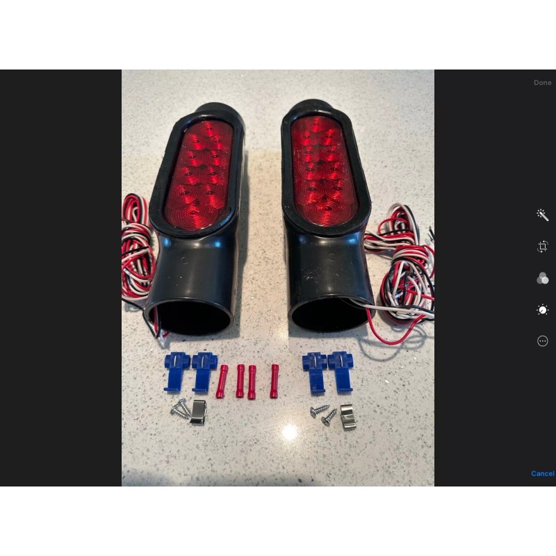Pipe Light Boat Trailer PVC Pipe Light LED w/ 10