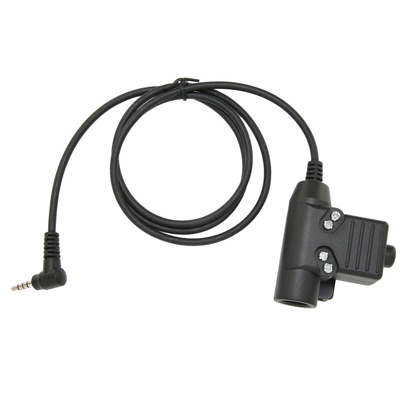 7.1mm Telescopic Throat Microphone Earpiece U94 PTT Suitable for Yaese