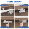 RIAUOR Child Safety Door Top Lock - Adjustable Child Proof