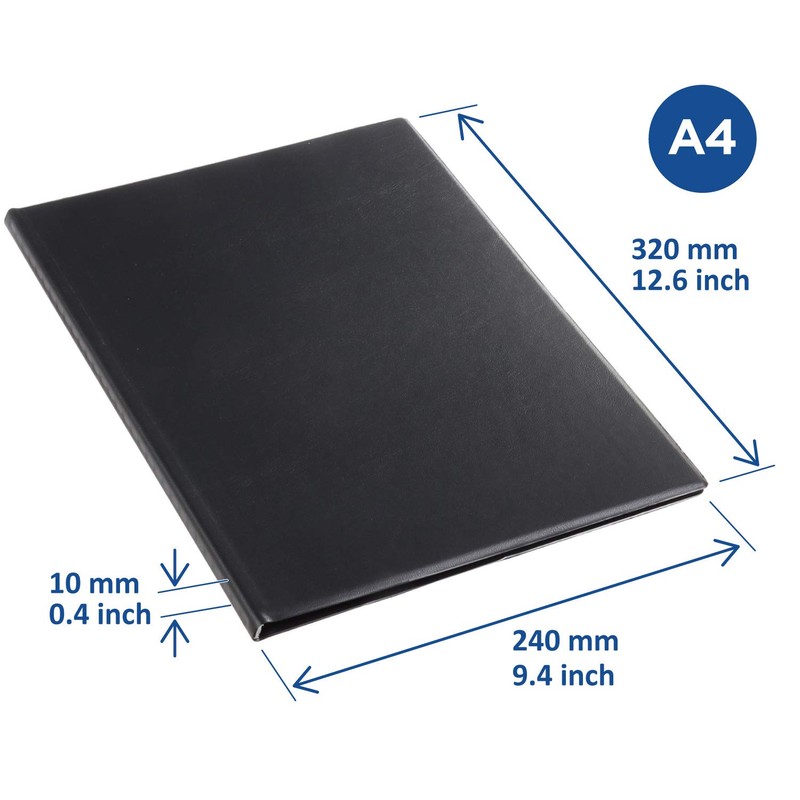 Rillstab A4 Original Display Book with 20 Pockets - Black