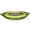 Oneida 8 inch Color Burst Stainless Steel Silicone Collapsible Colander