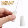BESPORTBLE Wooden Bell Pendant 12Pcs - Versatile Wood Blind Pulls