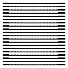 VooGenzek 20 PCS Scroll Saw Blades Set, 20 Teeth Carbon Steel Coping Saw Blade, Pinned Scroll Saw Blade, for Sawing Wood, Plastic, Foam, Soft Metals