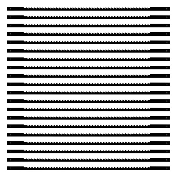 VooGenzek 20 PCS Scroll Saw Blades Set, 20 Teeth Carbon