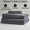 Luxury 100% Egyptian Cotton Bed Sheet Set - 200 Thread