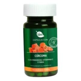 Cúrcuma Con Magnesio Vitamina C Fibra Blen Cápsulas Sabor Sin Sabor                                                                                   