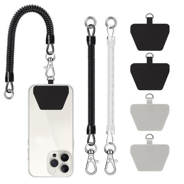 COCASES Phone Lanyard, Universal Theftproof Anti-Lost Elastic Tether Wrist Strap