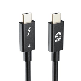 Storhm Thunderbolt 4 Cable – Intel Certified, Ultra-Fast 40Gbps Data Transfer, 8K Video, 100W Charging – Unparalleled Performance and Compatibility (1FT)