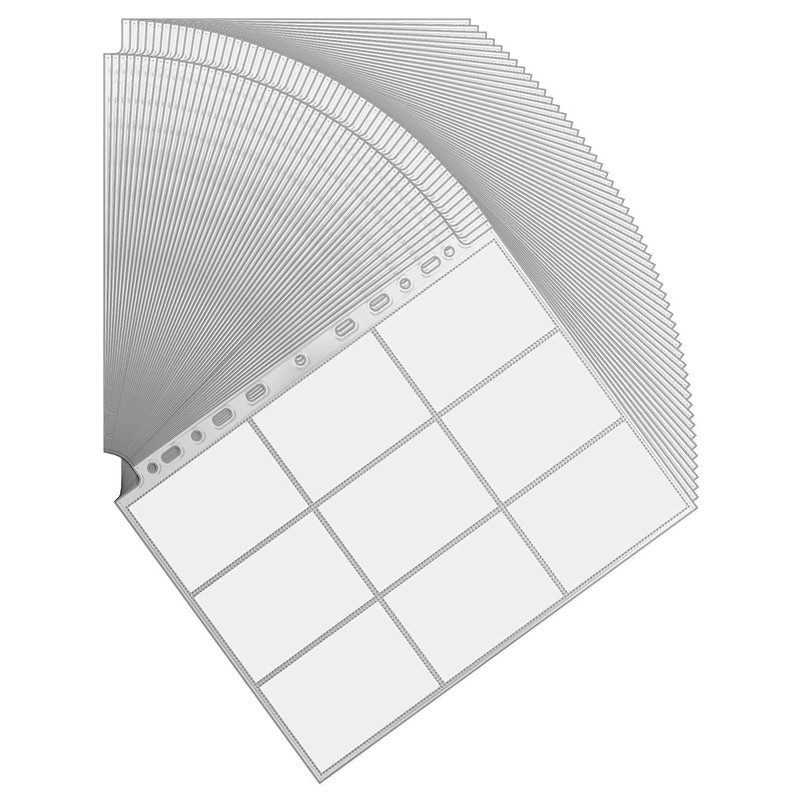 Arkero-G® 100 x 9-Pocket Pages - Specially Designed for YuGiOh